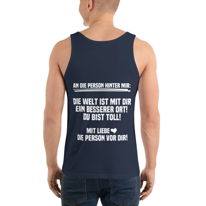 An die Person hinter mir Unisex-Tank-Top – Tank Tops – klamottn.de