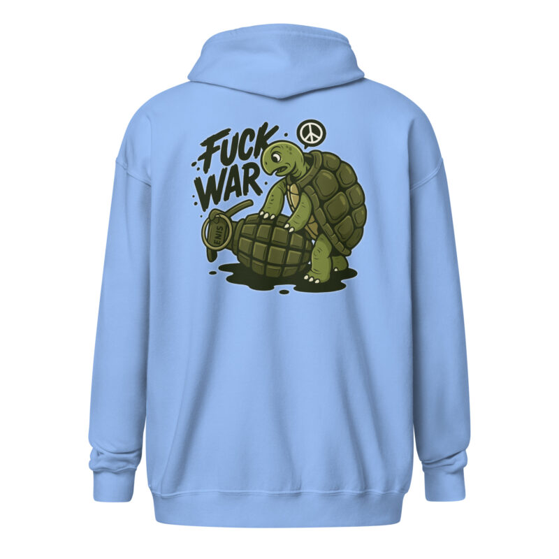 Fuck War Unisex Heavy-Blend Zip Hoodie – Jacken – klamottn.de
