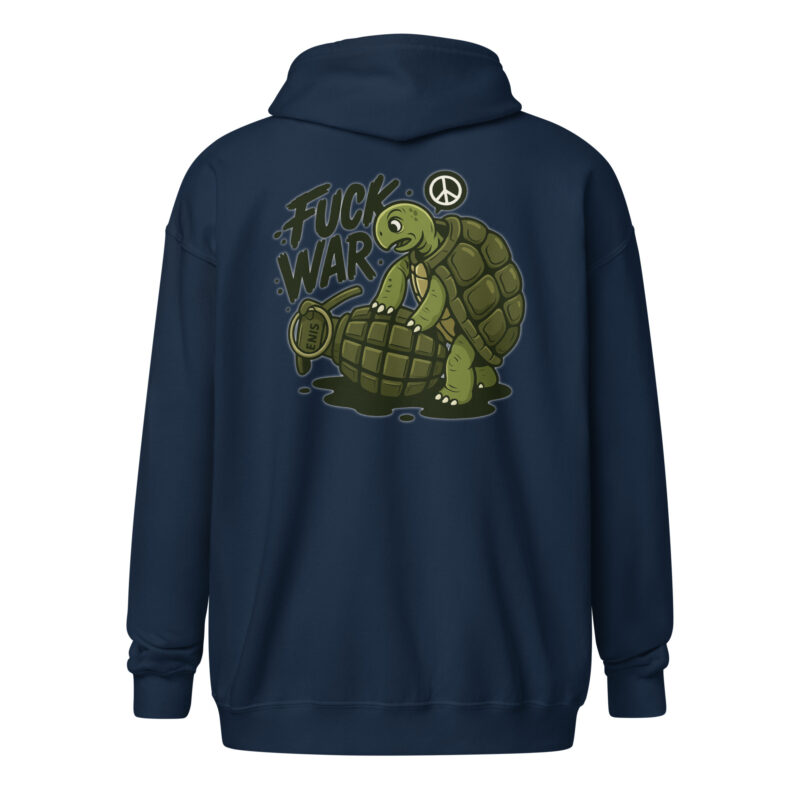 Fuck War Unisex Heavy-Blend Zip Hoodie – Jacken – klamottn.de