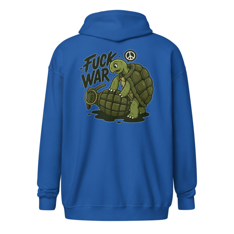 Fuck War Unisex Heavy-Blend Zip Hoodie – Jacken – klamottn.de