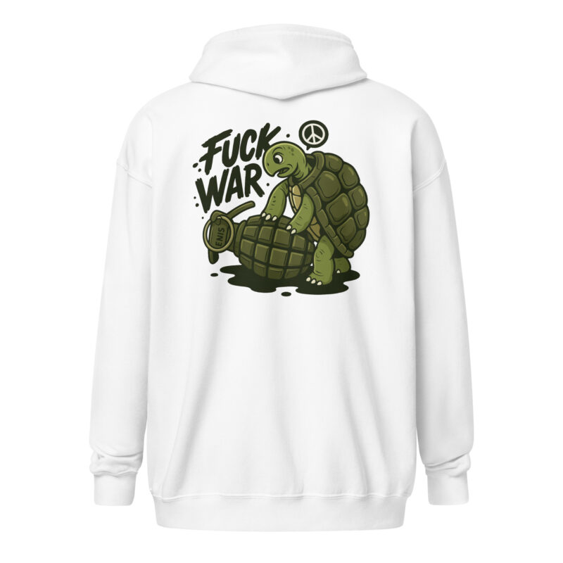 Fuck War Unisex Heavy-Blend Zip Hoodie – Jacken – klamottn.de