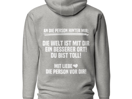 An die Person hinter mir Unisex-Hoodie – Hoodies – klamottn.de An die Person hinter mir Unisex-Hoodie – Hoodies – klamottn.de