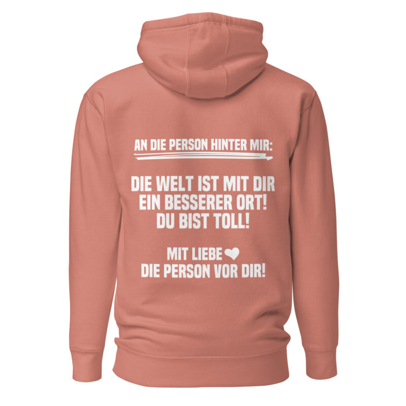 An die Person hinter mir Unisex-Hoodie – Hoodies – klamottn.de