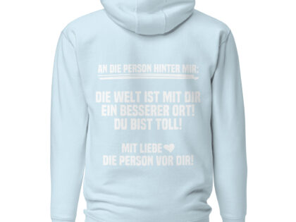 An die Person hinter mir Unisex-Hoodie – Hoodies – klamottn.de An die Person hinter mir Unisex-Hoodie – Hoodies – klamottn.de