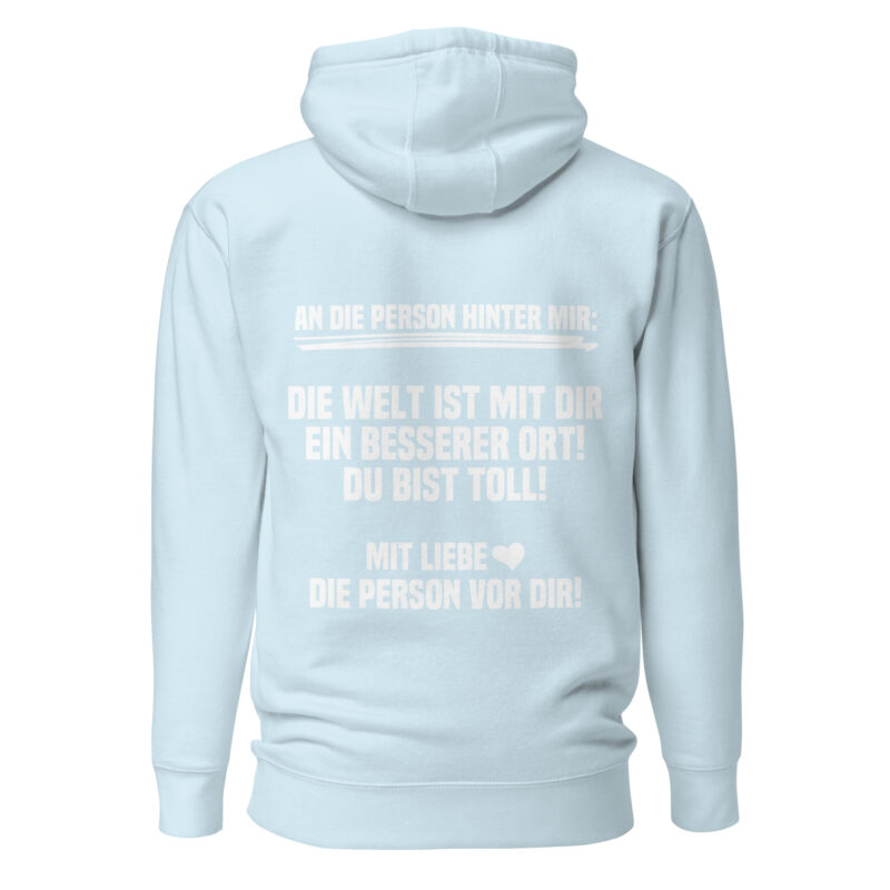 An die Person hinter mir Unisex-Hoodie – Hoodies – klamottn.de