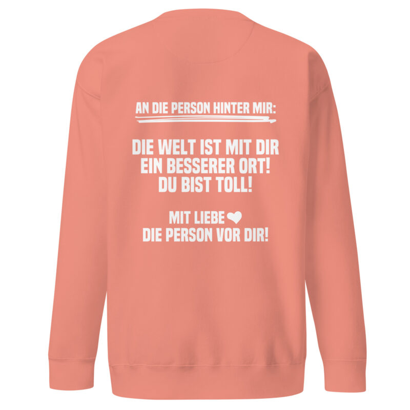 An die Person hinter mir Unisex-Sweatshirt – Sweatshirts – klamottn.de
