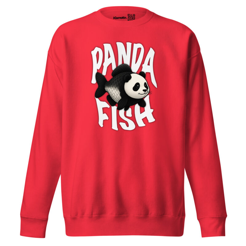 Panda Fish Unisex-Premium-Pullover – Sweatshirts – klamottn.de