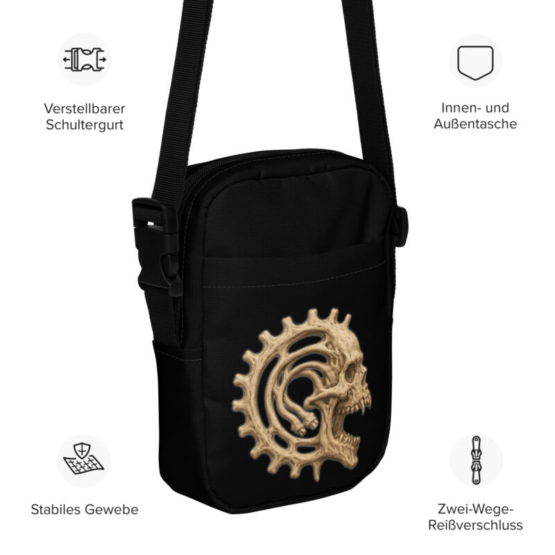 Mechanic Skull Umhängetasche – Accessoires – klamottn.de