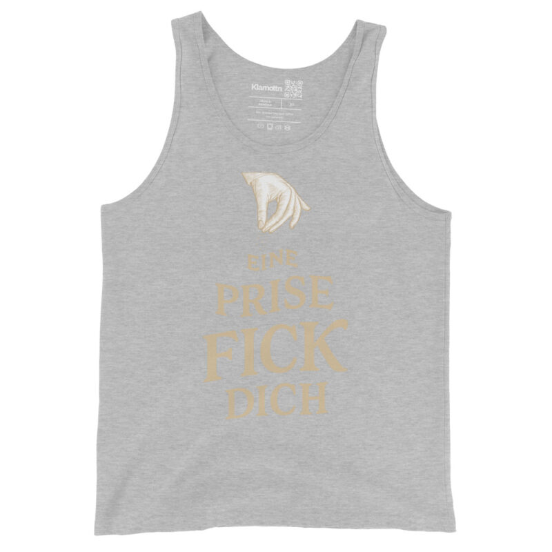 Eine Prise Fick dich Unisex-Tank-Top – Tank Tops – klamottn.de