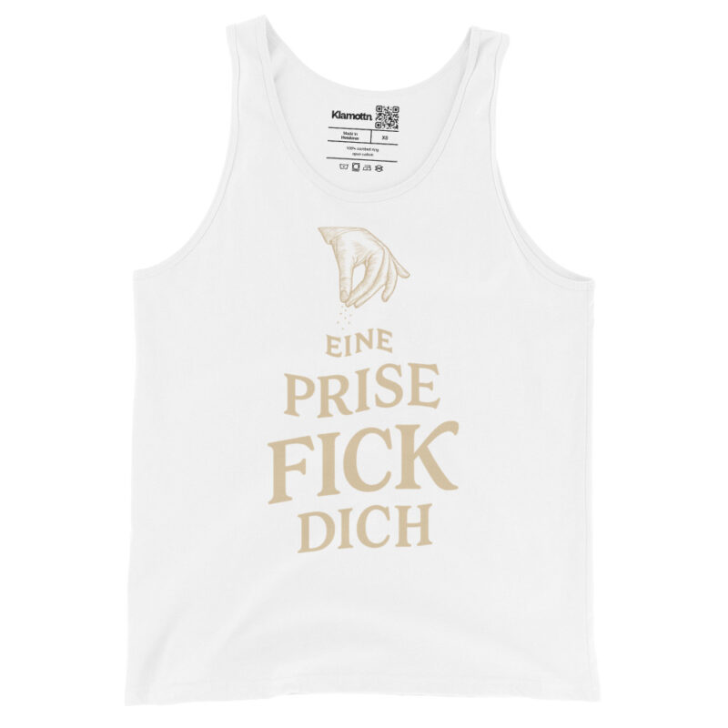 Eine Prise Fick dich Unisex-Tank-Top – Tank Tops – klamottn.de