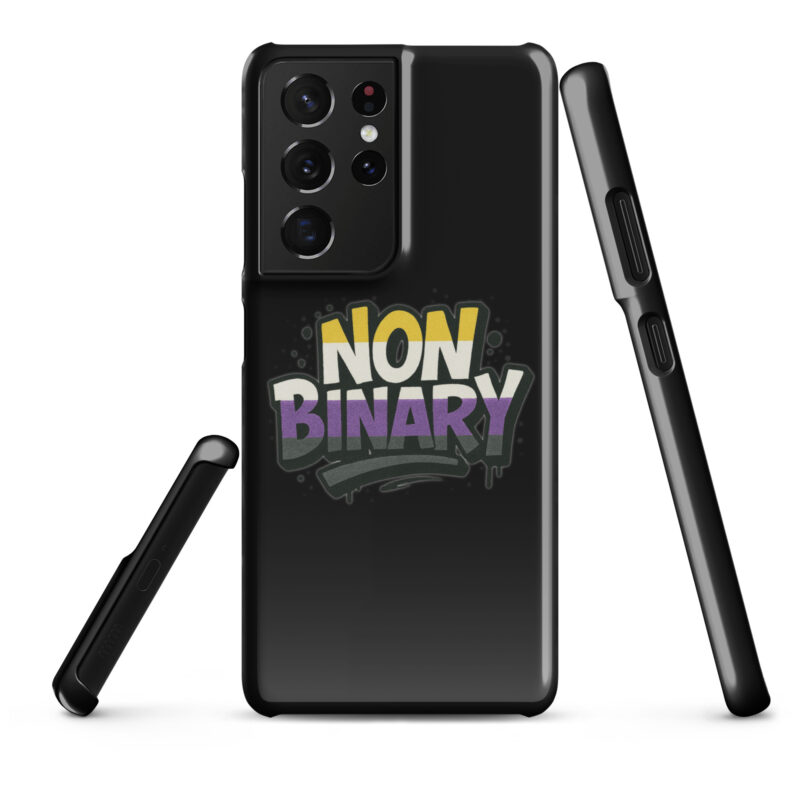 Nonbinary Pride Graffiti Snapcase Samsung®-Hülle – Accessoires – klamottn.de