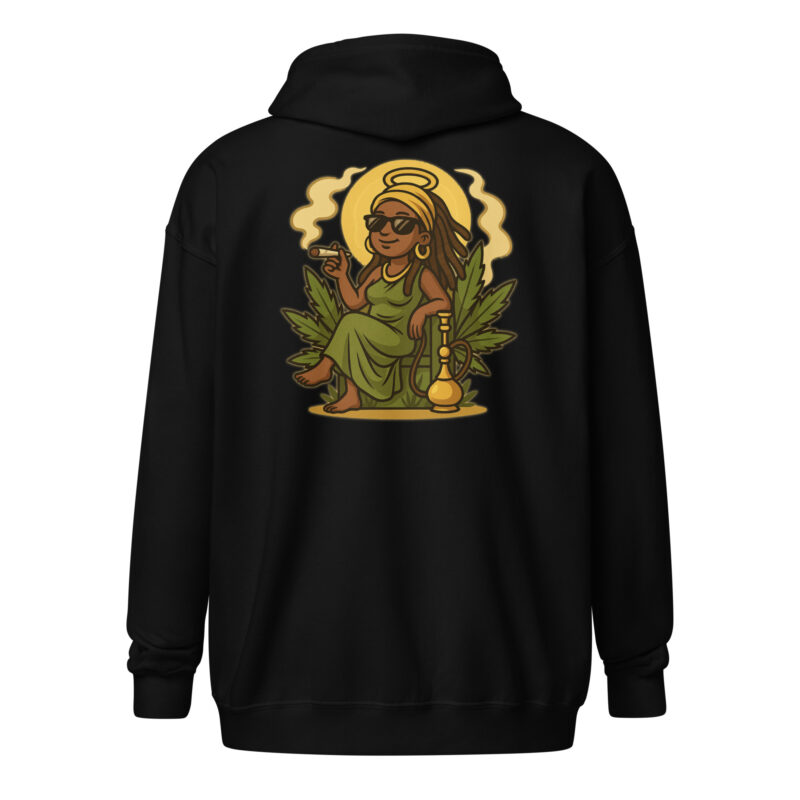 Mama Ganja Unisex Heavy-Blend Zip Hoodie – Jacken – klamottn.de