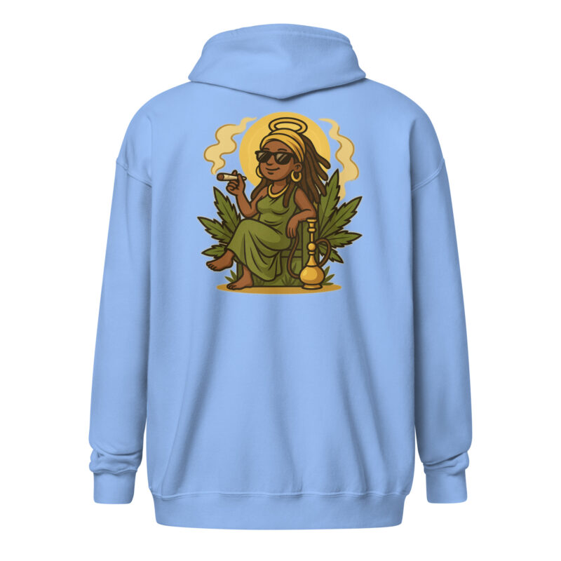 Mama Ganja Unisex Heavy-Blend Zip Hoodie – Jacken – klamottn.de