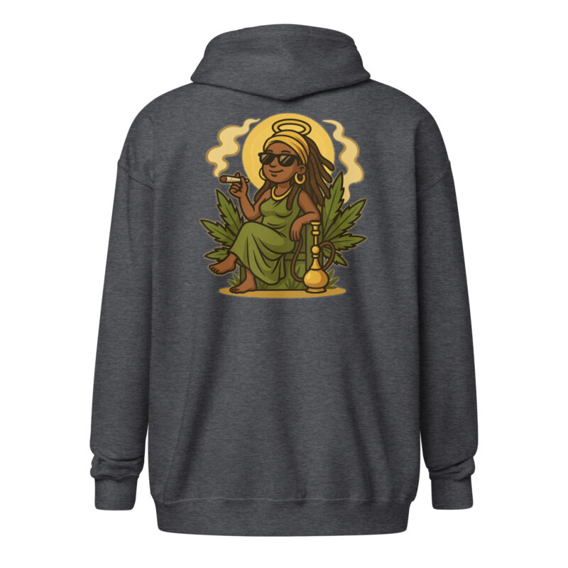 Mama Ganja Unisex Heavy-Blend Zip Hoodie – Jacken – klamottn.de