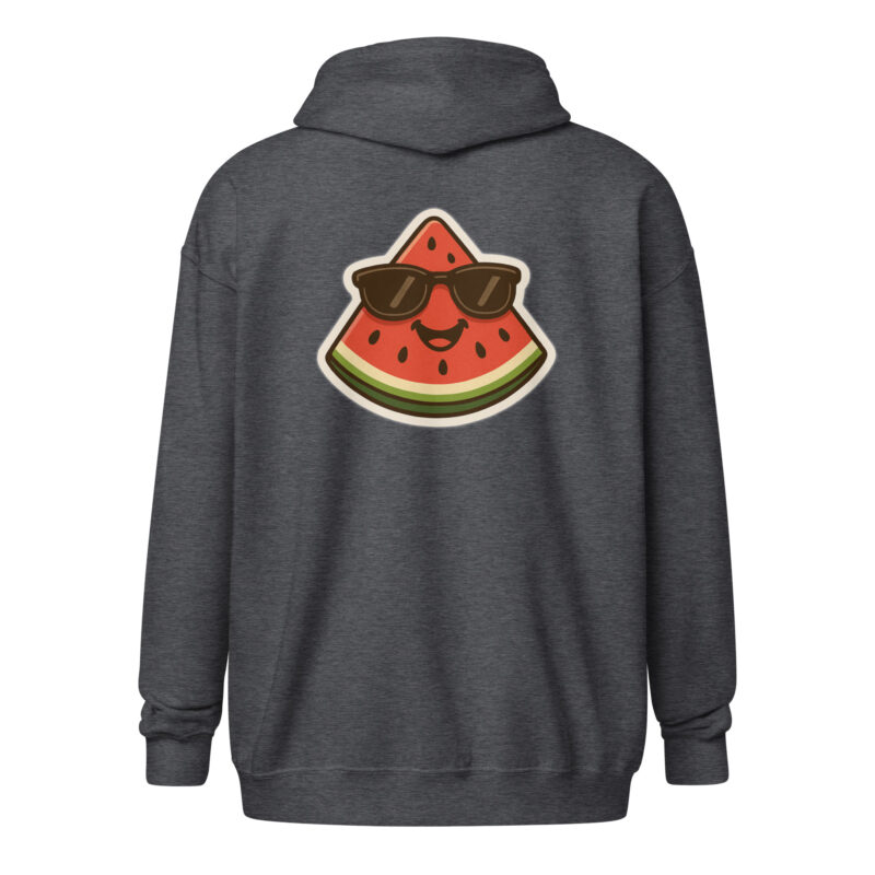 Happy Melone Unisex Heavy-Blend Zip Hoodie – Jacken – klamottn.de