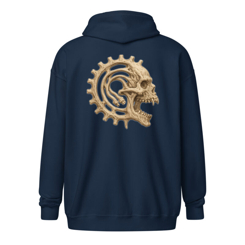 Mechanic Skull Unisex Heavy-Blend Zip Hoodie – Jacken – klamottn.de