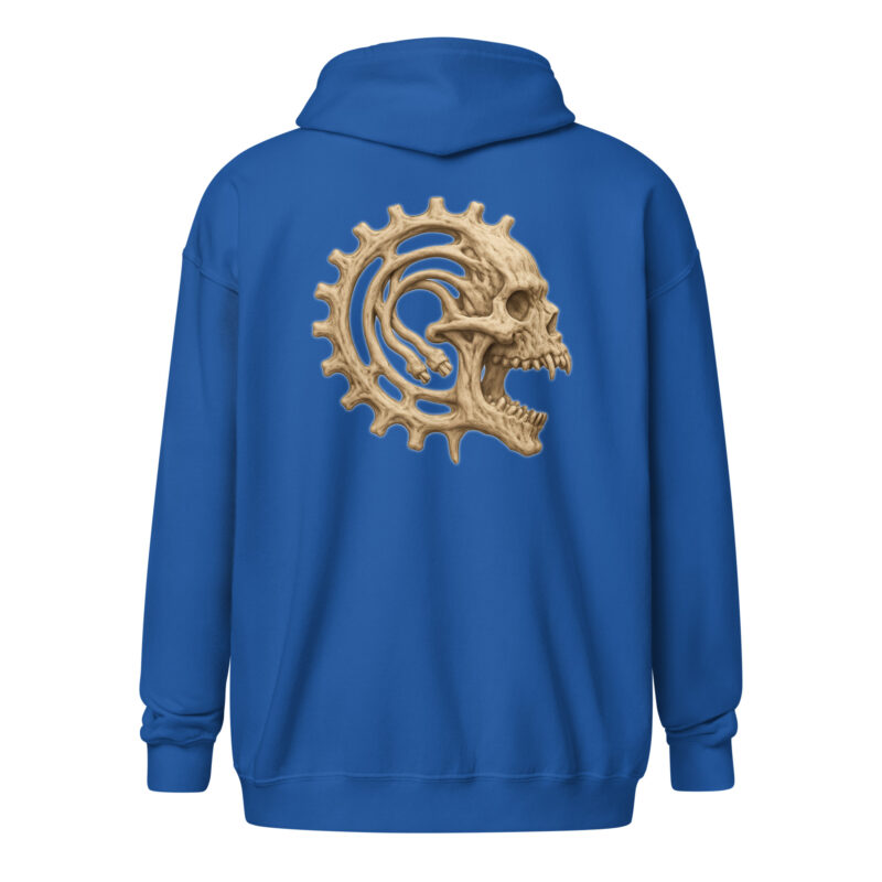 Mechanic Skull Unisex Heavy-Blend Zip Hoodie – Jacken – klamottn.de