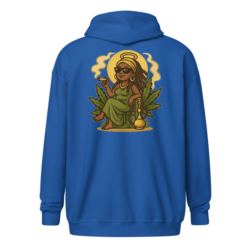 Mama Ganja Unisex Heavy-Blend Zip Hoodie – Jacken – klamottn.de
