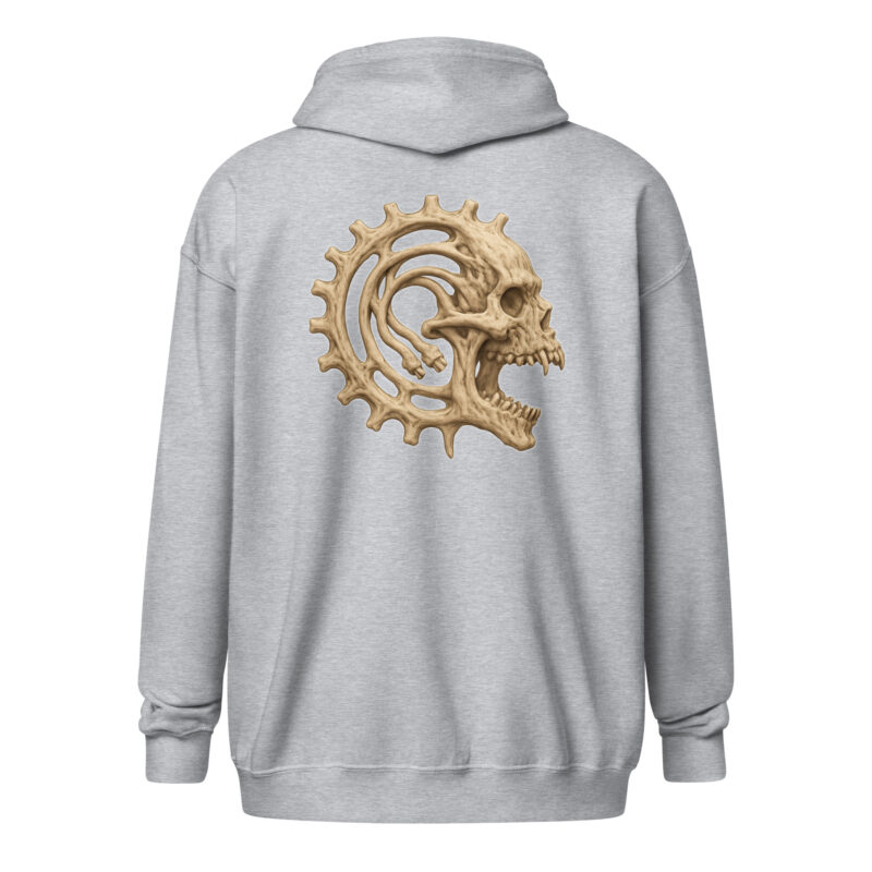 Mechanic Skull Unisex Heavy-Blend Zip Hoodie – Jacken – klamottn.de