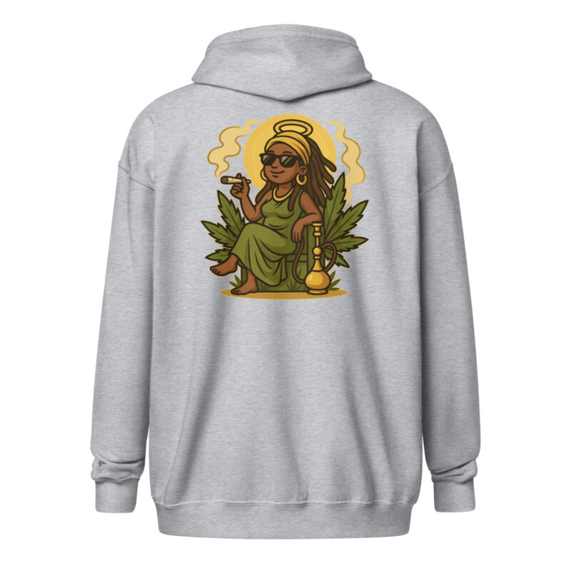 Mama Ganja Unisex Heavy-Blend Zip Hoodie – Jacken – klamottn.de