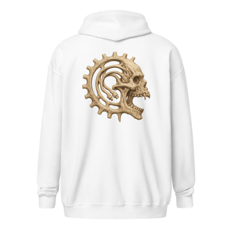 Mechanic Skull Unisex Heavy-Blend Zip Hoodie – Jacken – klamottn.de