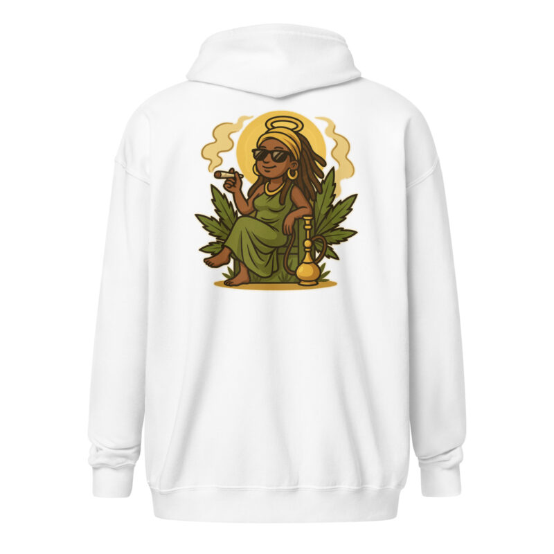 Mama Ganja Unisex Heavy-Blend Zip Hoodie – Jacken – klamottn.de