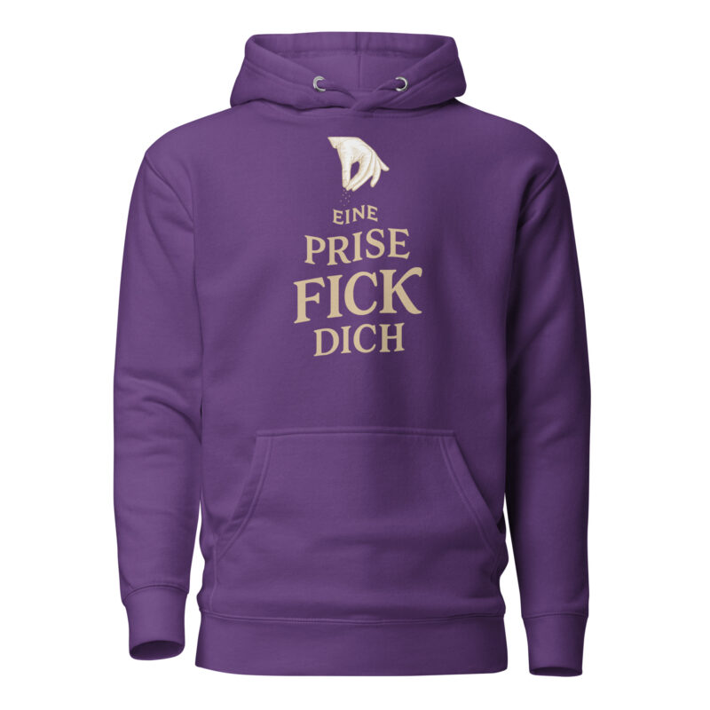 Eine Prise Fick dich Unisex-Kapuzenpullover – Hoodies – klamottn.de