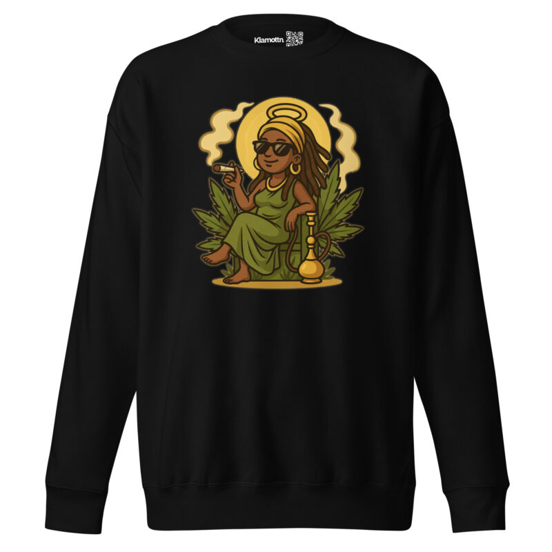 Mama Ganja Unisex-Premium-Pullover – Sweatshirts – klamottn.de