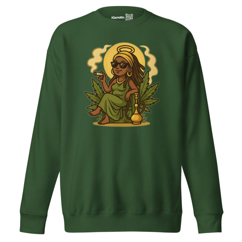 Mama Ganja Unisex-Premium-Pullover – Sweatshirts – klamottn.de