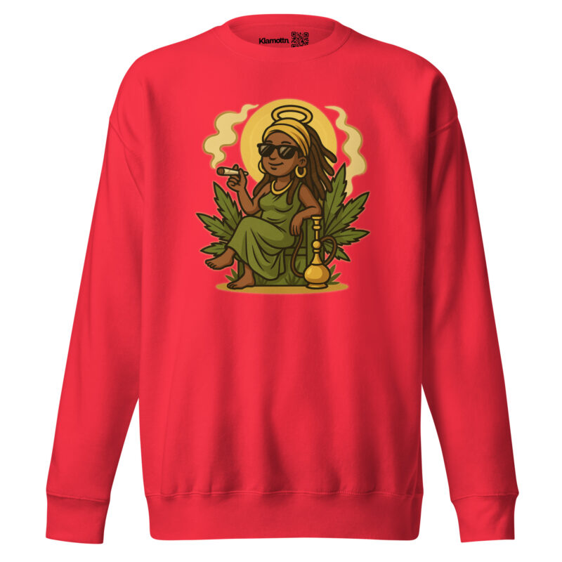 Mama Ganja Unisex-Premium-Pullover – Sweatshirts – klamottn.de