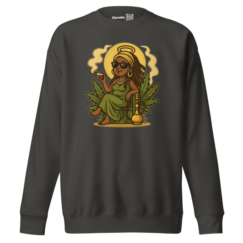 Mama Ganja Unisex-Premium-Pullover – Sweatshirts – klamottn.de