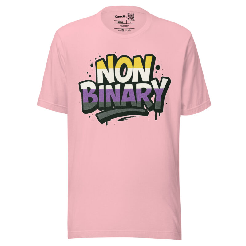 Nonbinary Pride Graffiti Unisex-T-Shirt – T-Shirts – klamottn.de