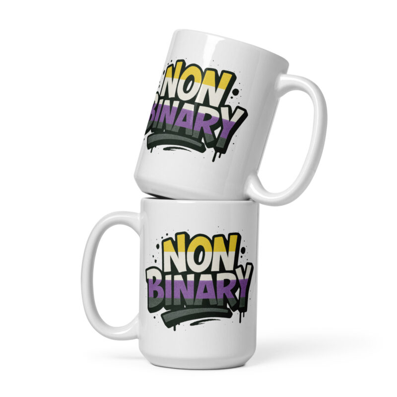 Nonbinary Pride Graffiti Tasse – Home & Living – klamottn.de