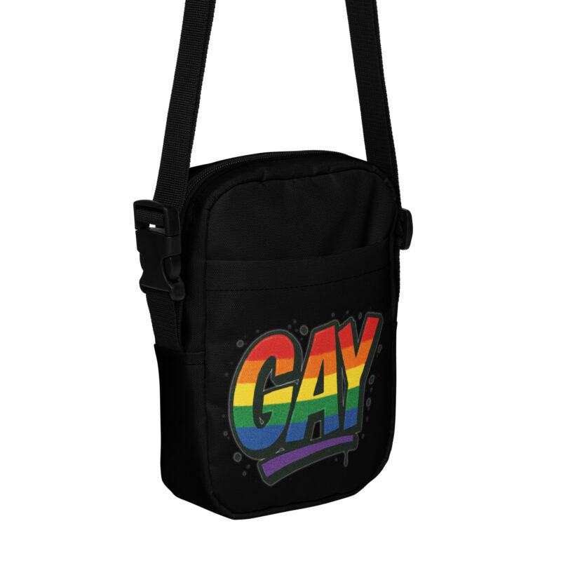 Gay Graffiti Pride Umhängetasche – Accessoires – klamottn.de