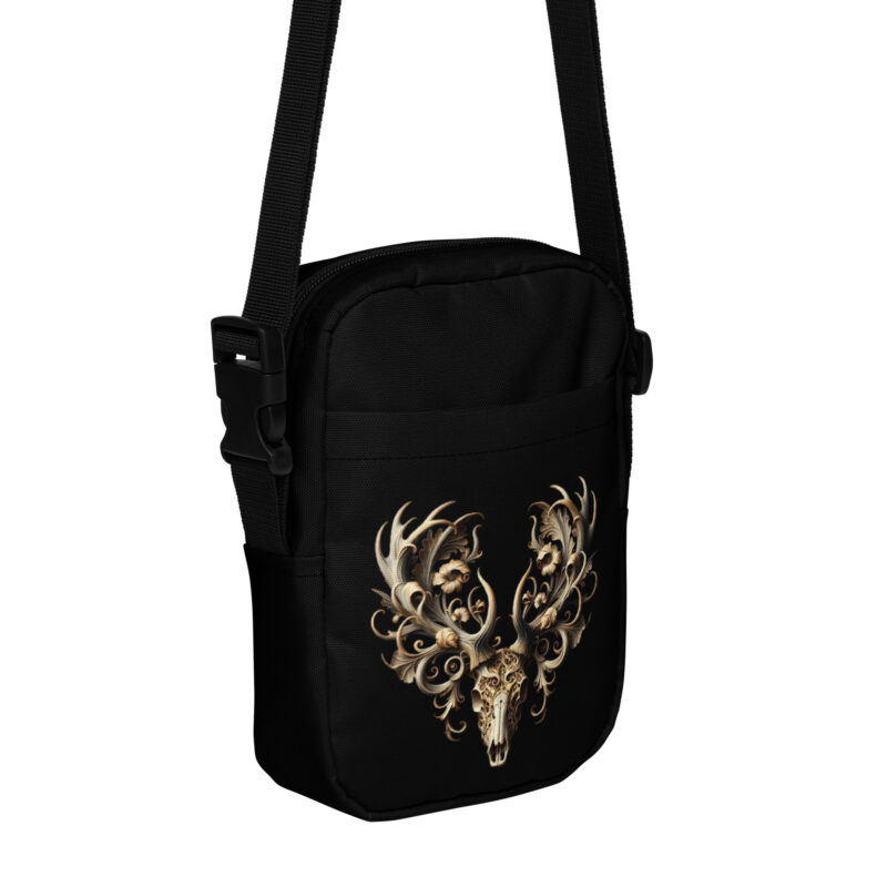 Ornamentaler Hirschschädel Umhängetasche – Accessoires – klamottn.de