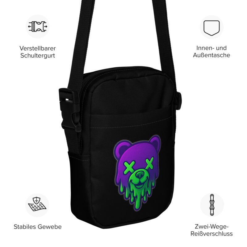 Toxic Bear Vibes Umhängetasche – Accessoires – klamottn.de