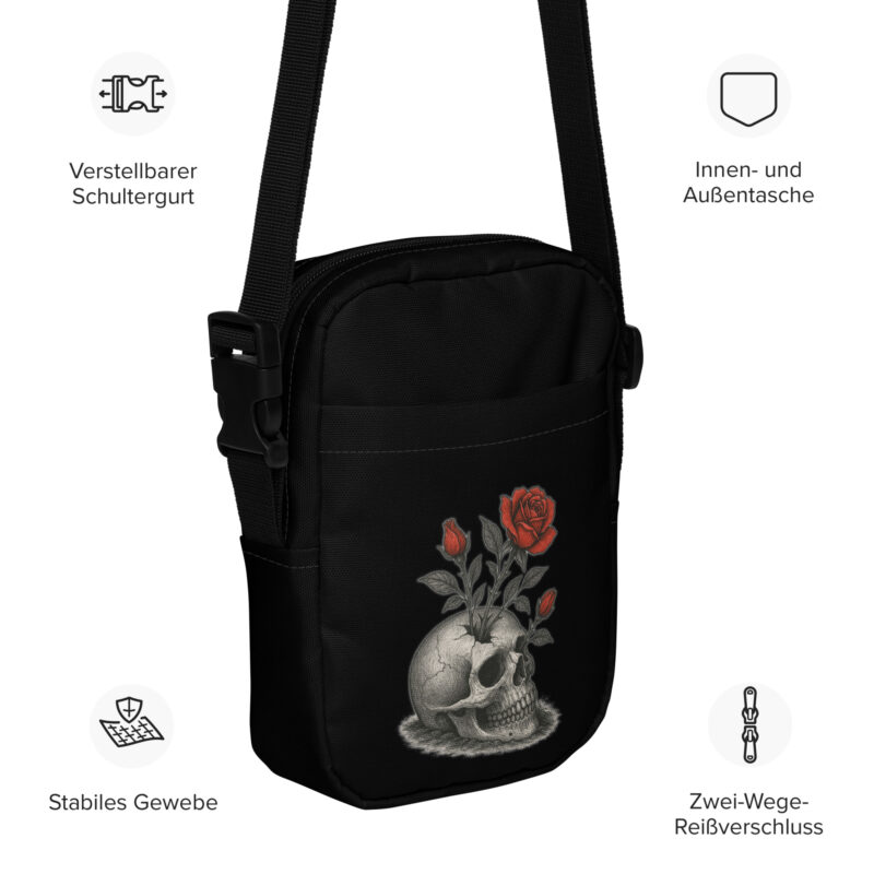 Rosen aus der Dunkelheit Umhängetasche – Accessoires – klamottn.de