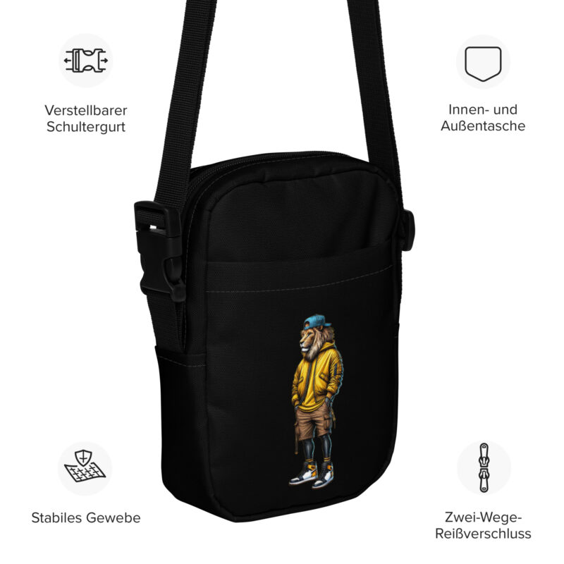 Löwe im Streetwear-Style Umhängetasche – Accessoires – klamottn.de