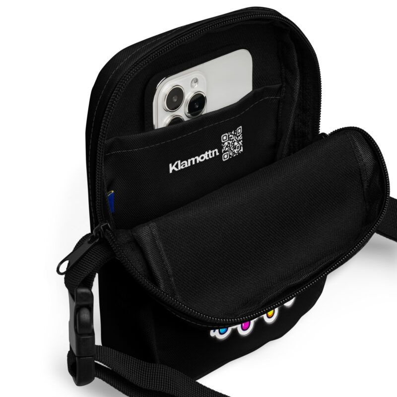 Kopfhörer im Farbrausch Umhängetasche – Accessoires – klamottn.de