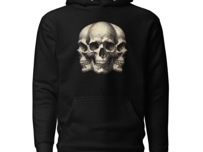 Dreifacher Totenschädel Unisex-Kapuzenpullover – Hoodies – klamottn.de Dreifacher Totenschädel Unisex-Kapuzenpullover – Hoodies – klamottn.de