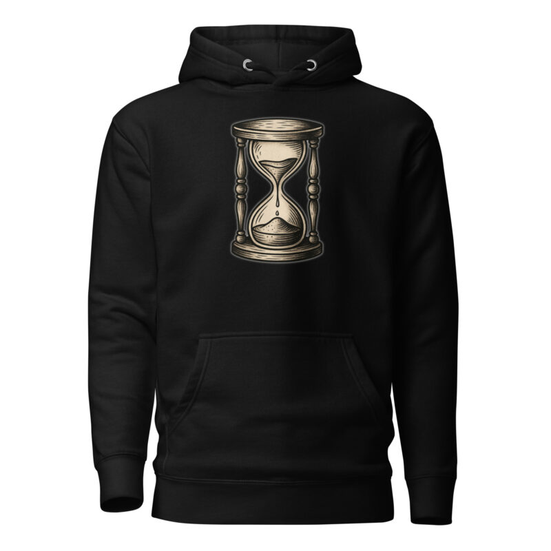 Zeit vergeht Sanduhr Unisex-Kapuzenpullover – Hoodies – klamottn.de