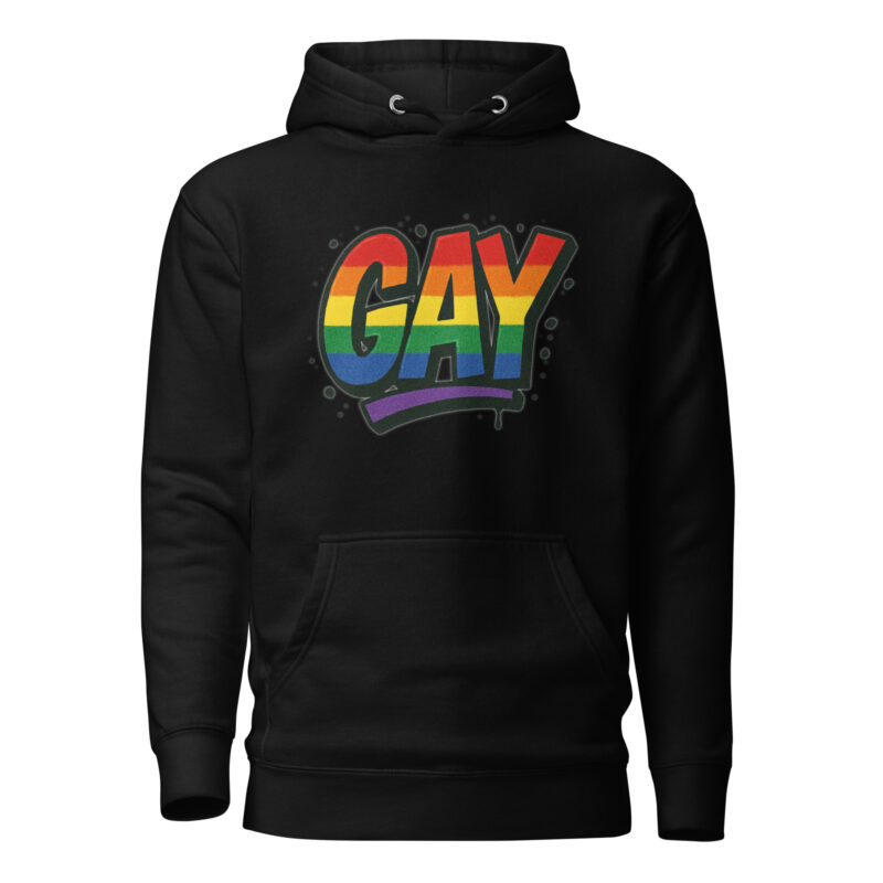 Gay Graffiti Pride Unisex-Kapuzenpullover – Hoodies – klamottn.de