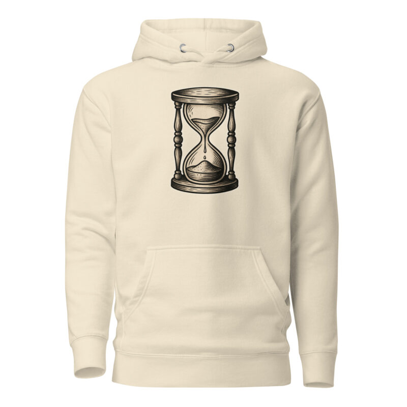 Zeit vergeht Sanduhr Unisex-Kapuzenpullover – Hoodies – klamottn.de