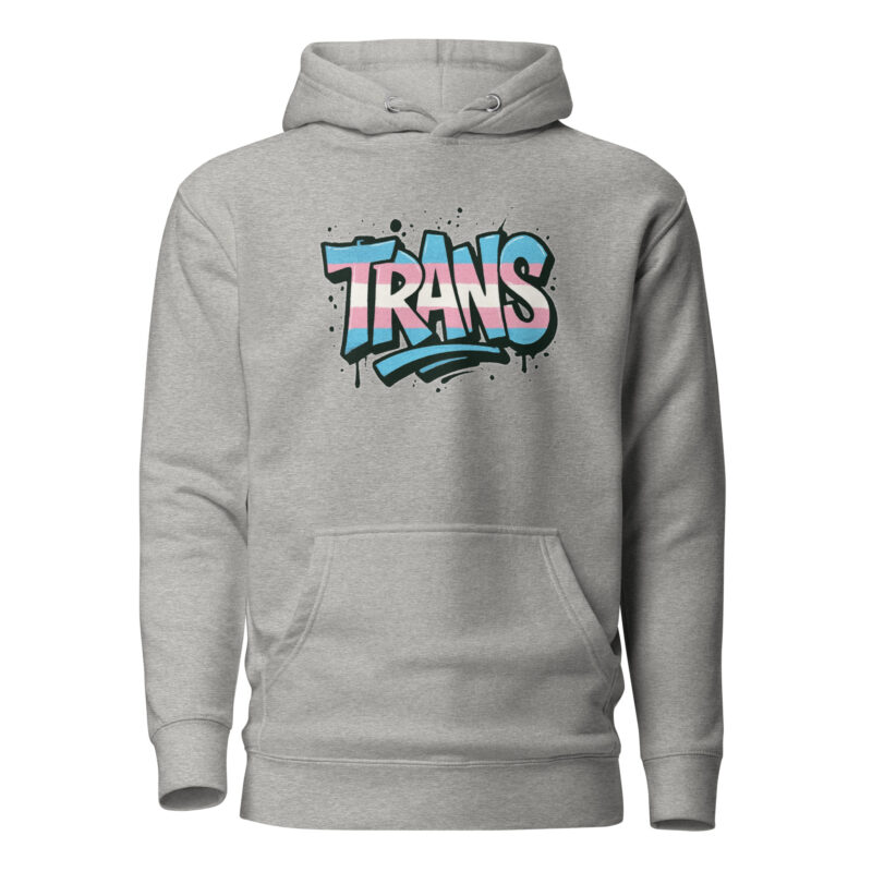 Trans Pride Graffiti Unisex-Kapuzenpullover – Hoodies – klamottn.de