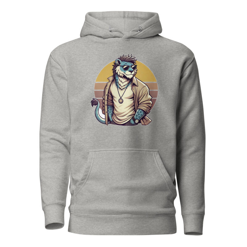 Retro-Leo im Streetstyle Unisex-Kapuzenpullover – Hoodies – klamottn.de