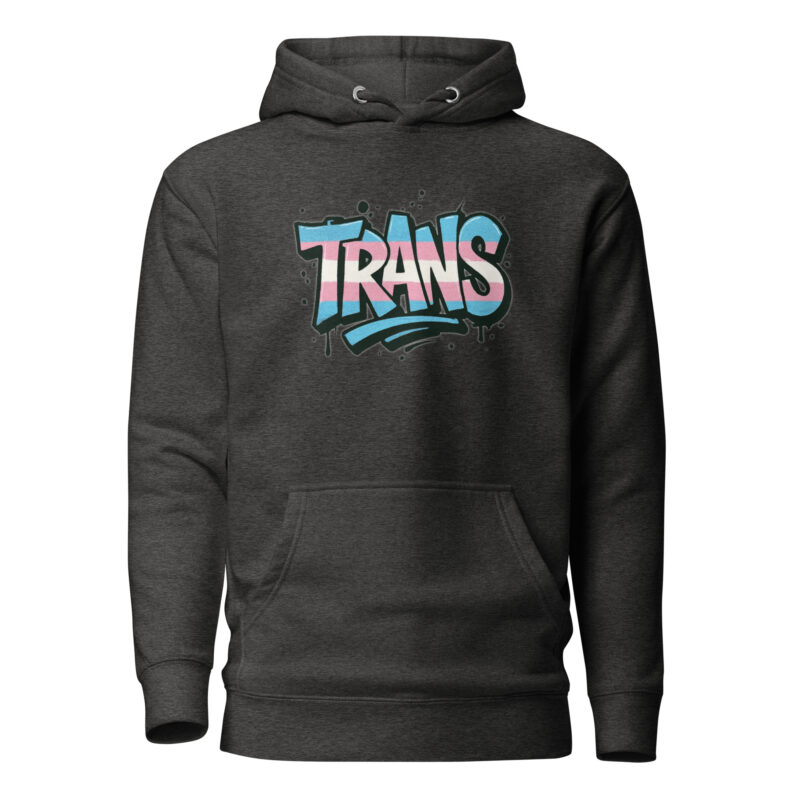 Trans Pride Graffiti Unisex-Kapuzenpullover – Hoodies – klamottn.de