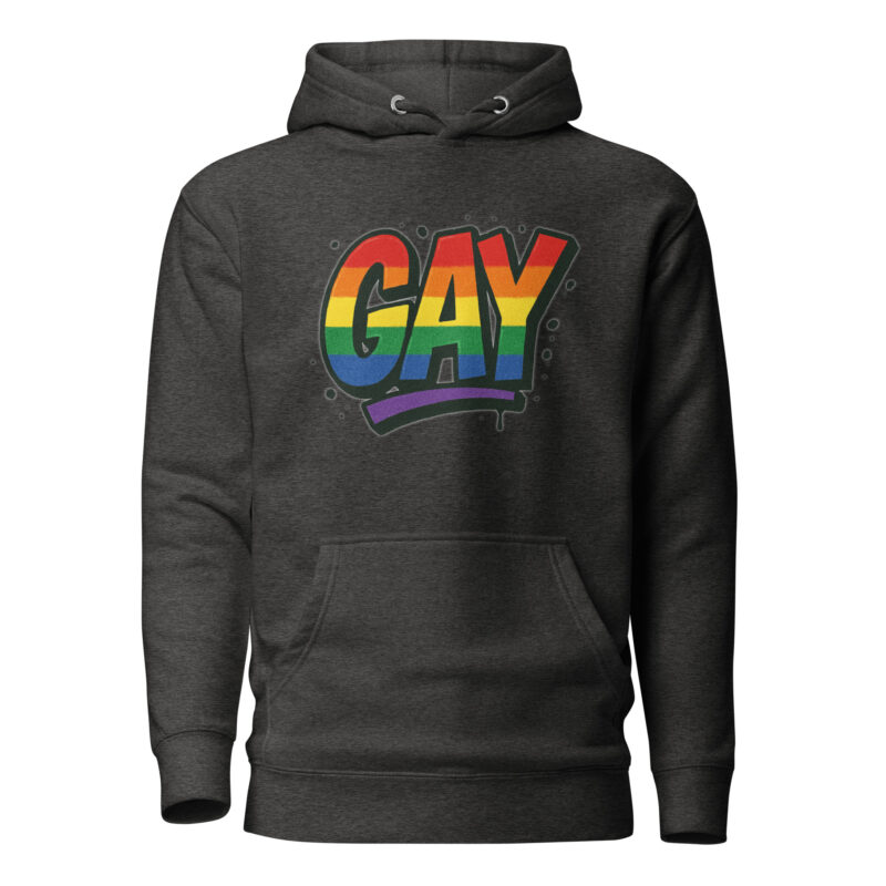 Gay Graffiti Pride Unisex-Kapuzenpullover – Hoodies – klamottn.de