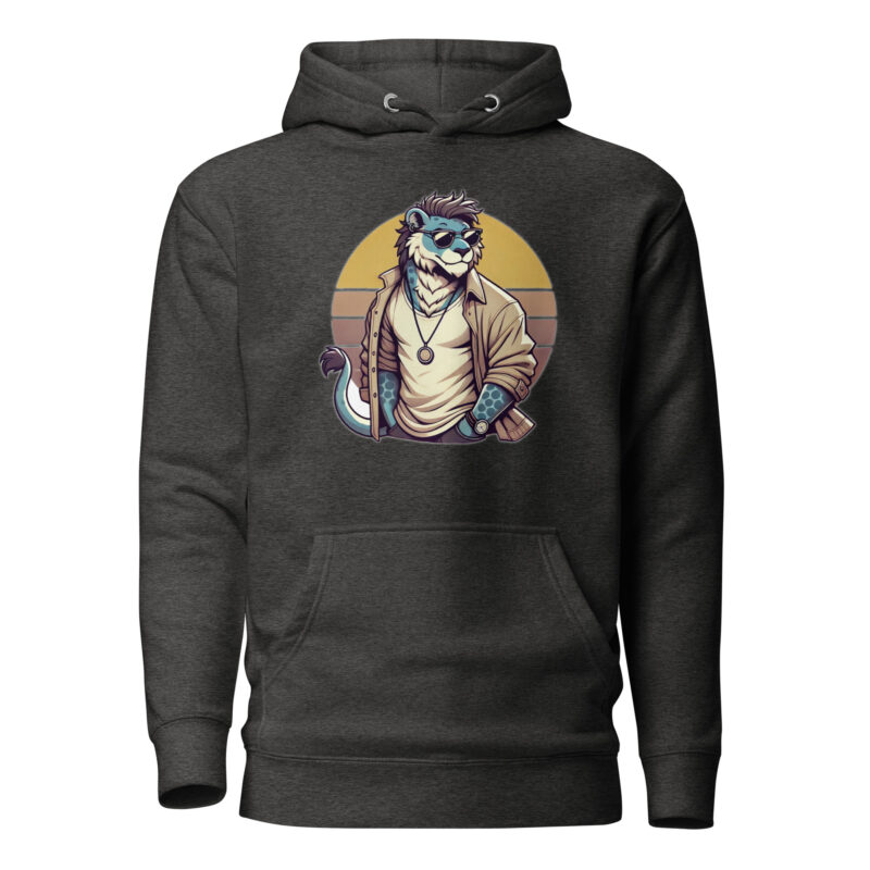 Retro-Leo im Streetstyle Unisex-Kapuzenpullover – Hoodies – klamottn.de