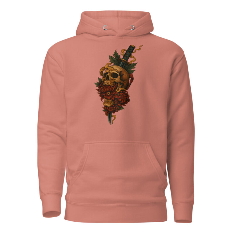 Schädel & Klinge - Das Auge der Vergänglichkeit Unisex-Kapuzenpullover – Hoodies – klamottn.de