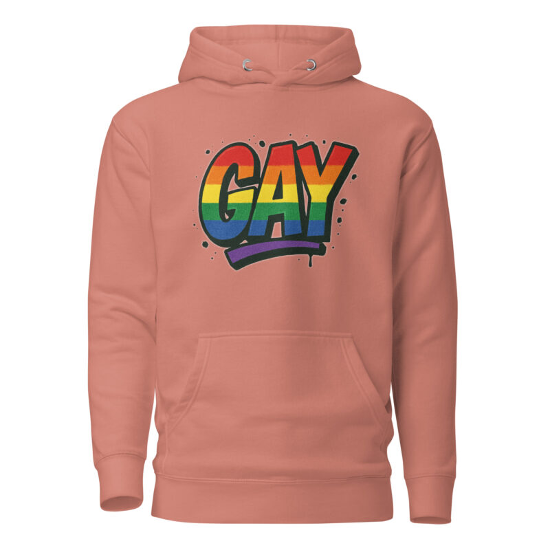 Gay Graffiti Pride Unisex-Kapuzenpullover – Hoodies – klamottn.de